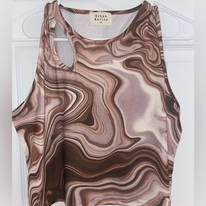 Urban Nation Marble Crop Top | Size XL